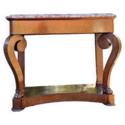 Console a crosses En Acajou De Style Empire XIX Eme Siècle