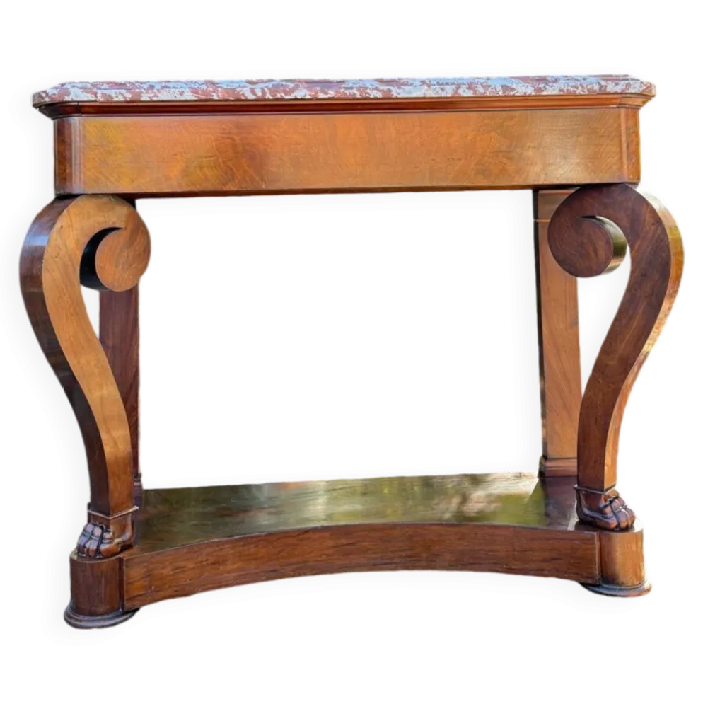 Console a crosses En Acajou De Style Empire XIX Eme Siècle