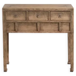 Console ancienne en bois de sapin – Shandong, circa 1930