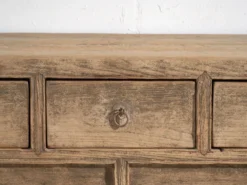 Console ancienne en bois de sapin – Shandong, circa 1930