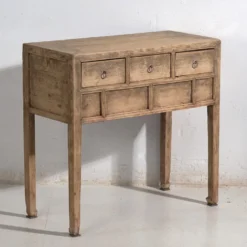 Console ancienne en bois de sapin – Shandong, circa 1930