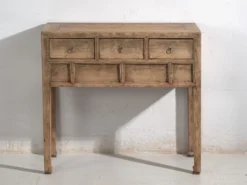 Console ancienne en bois de sapin – Shandong, circa 1930