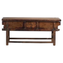Console ancienne en bois d’orme – Chine, vers 1900
