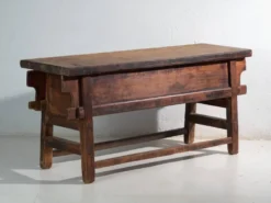 Console ancienne en bois d’orme – Chine, vers 1900