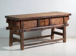 Console ancienne en bois d’orme – Chine, vers 1900