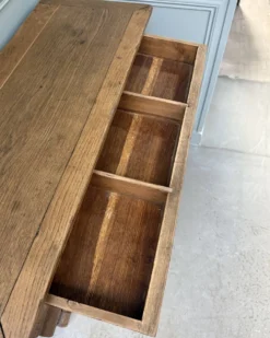 Console ancienne en chêne massif (rénovée)