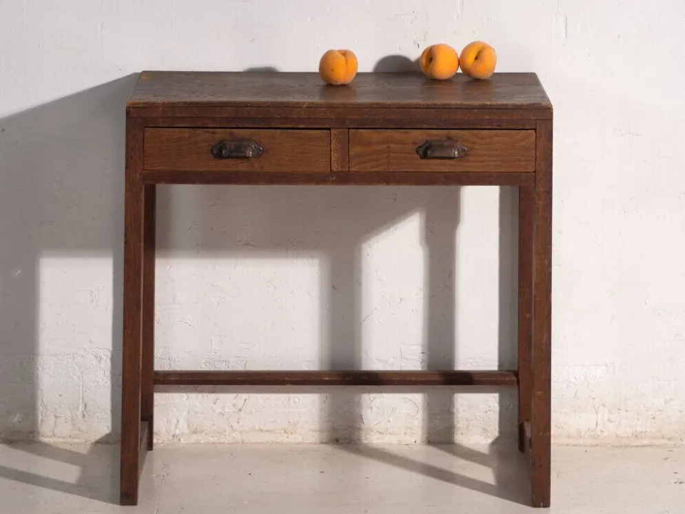 Console ancienne japonaise en bois – Japon, vers 1930