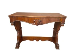 Console Ancienne Raffinée en Noyer – Époque Charles X (environ 1825)