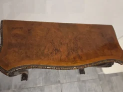 Console anglaise type Chippendale en acajou massif