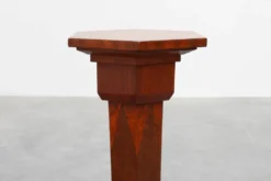 Console Art Déco en loupe de chêne et chêne français, 1925