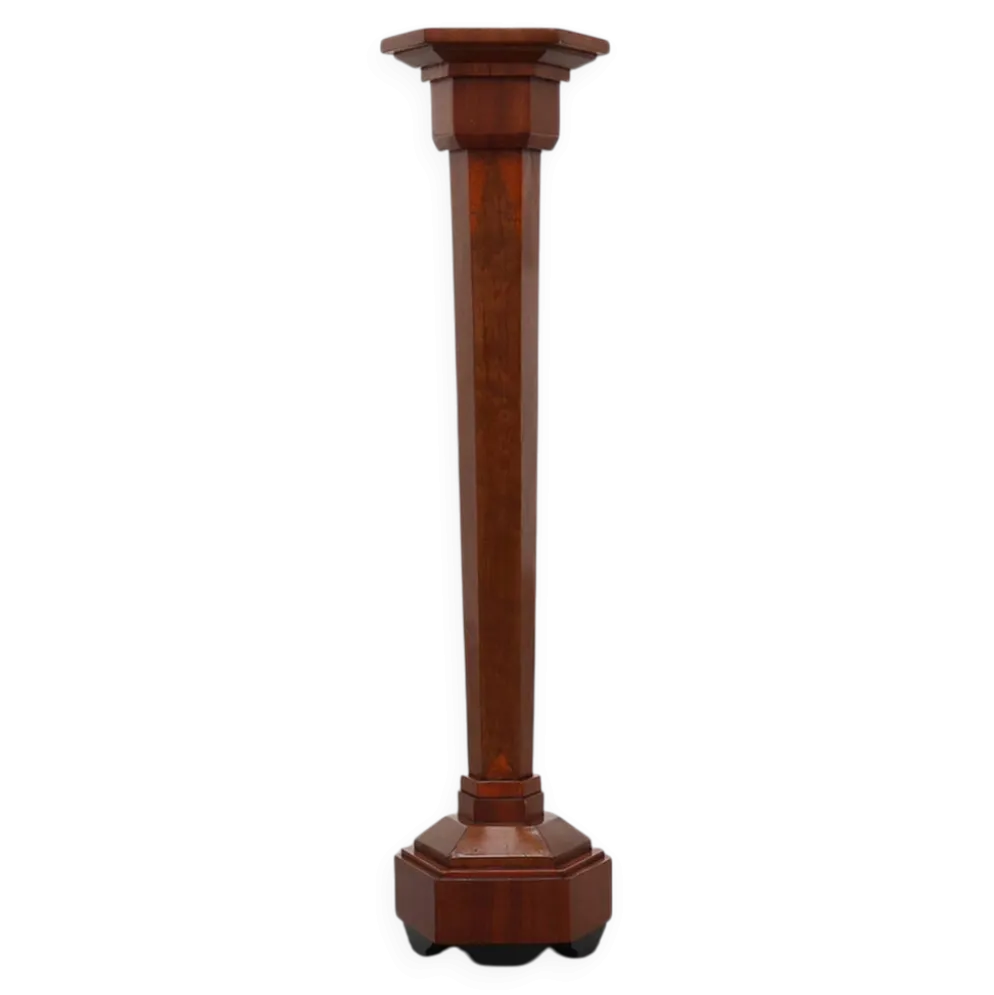Console Art Déco en loupe de chêne et chêne français, 1925
