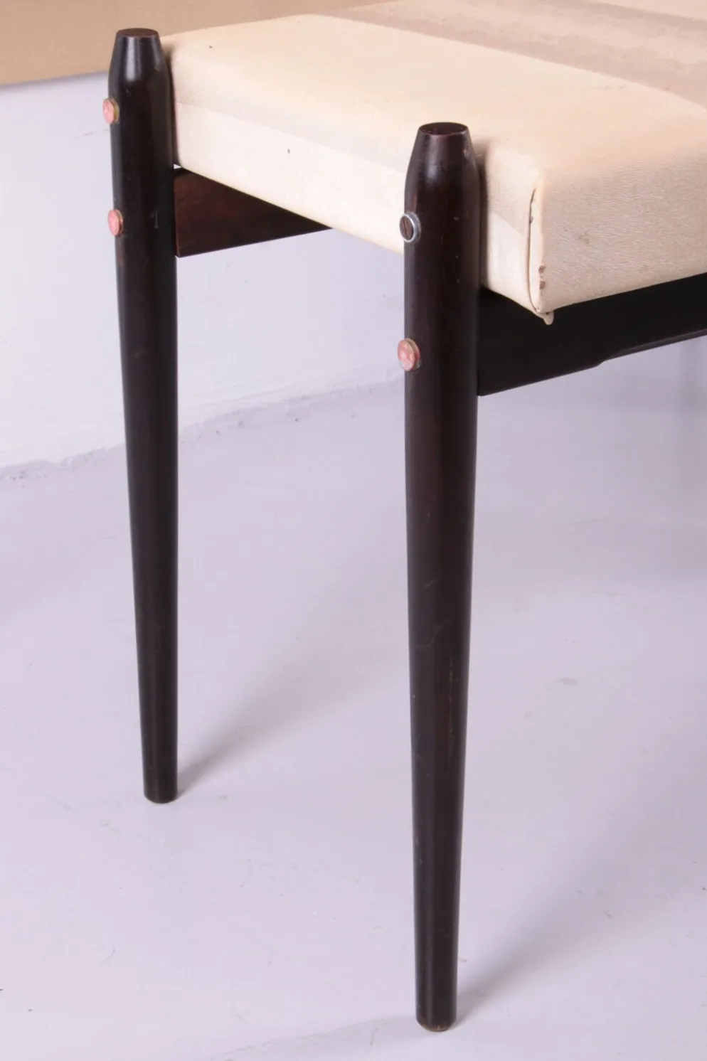 Console avec miroir et tabouret, Ico Parisi, 1950 Italie