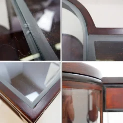 Console avec vitrines courbes - Style Art Déco
