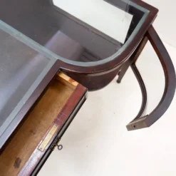 Console avec vitrines courbes - Style Art Déco