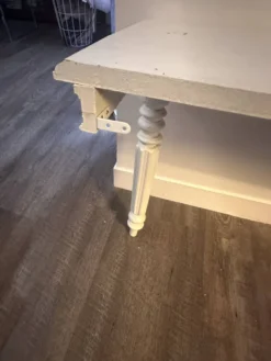 Console bois blanc