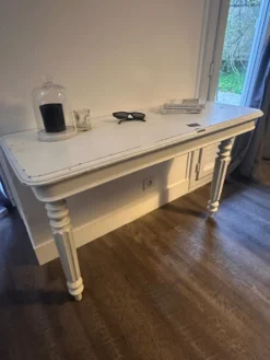 Console bois blanc