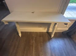 Console bois blanc