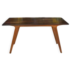 Console brésilienne en palissandre et caviuna, G Scapinelli