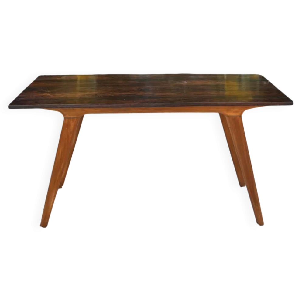 Console brésilienne en palissandre et caviuna, G Scapinelli