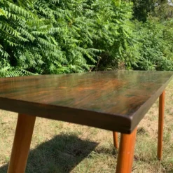 Console brésilienne en palissandre et caviuna, G Scapinelli