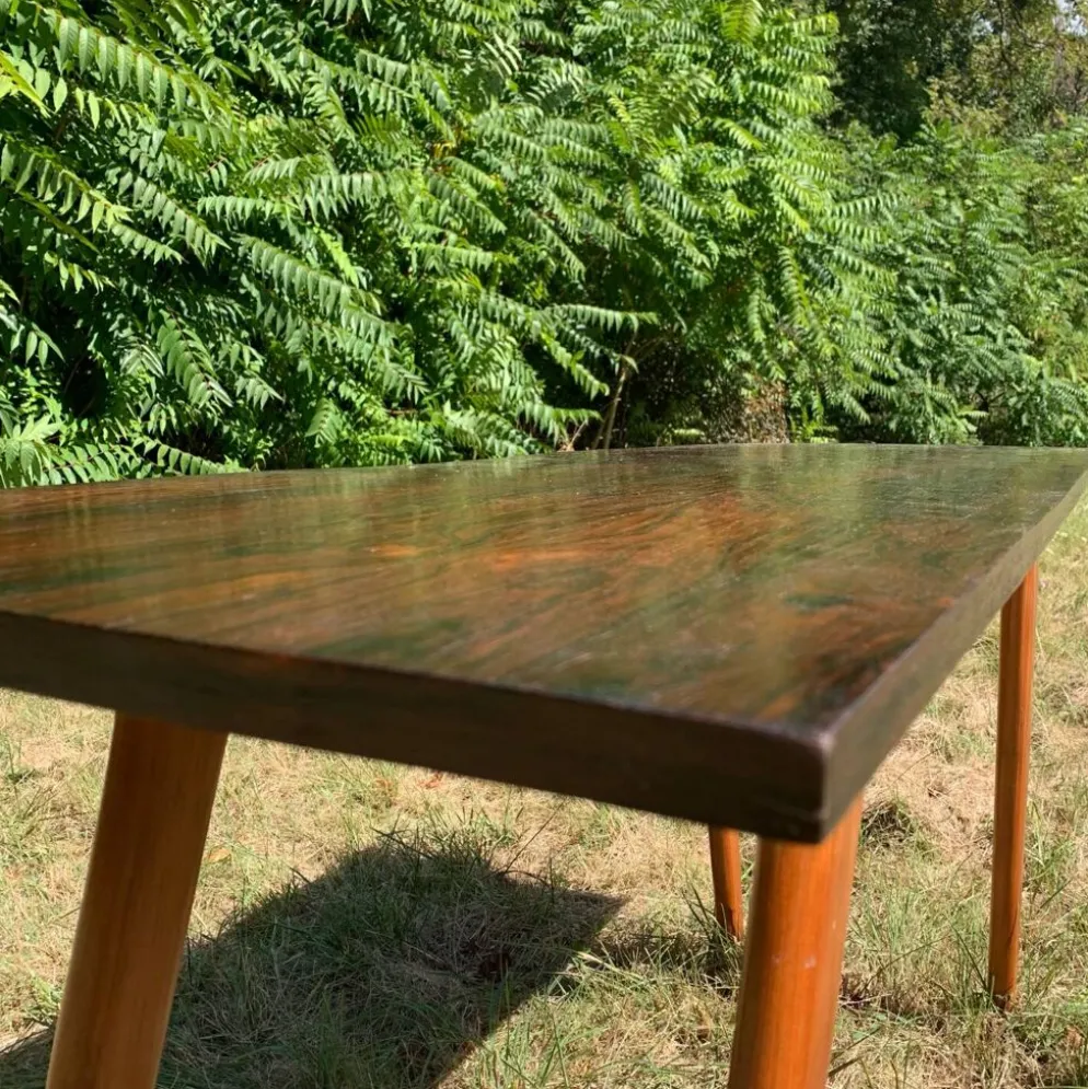Console brésilienne en palissandre et caviuna, G Scapinelli