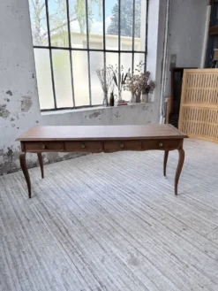 Console bureau en chêne 1960