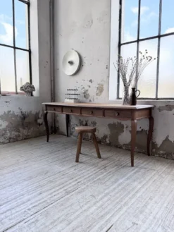 Console bureau en chêne 1960