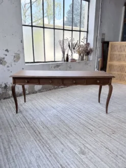 Console bureau en chêne 1960