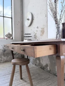 Console bureau en chêne 1960