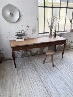 Console bureau en chêne 1960