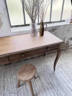 Console bureau en chêne 1960