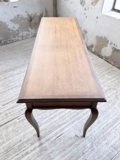 Console bureau en chêne 1960