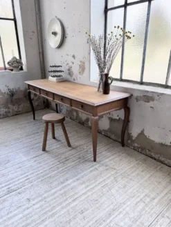 Console bureau en chêne 1960