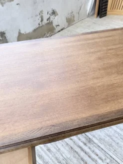 Console bureau en chêne 1960