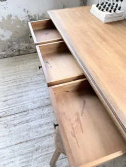Console bureau en chêne 1960