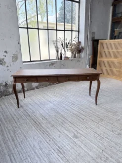 Console bureau en chêne 1960