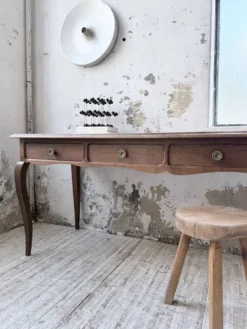Console bureau en chêne 1960
