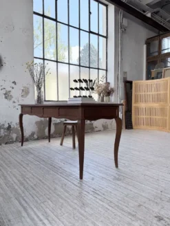 Console bureau en chêne 1960