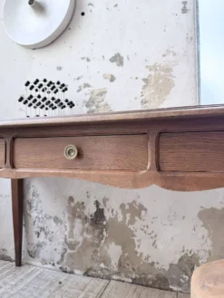 Console bureau en chêne 1960