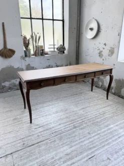 Console bureau en chêne 1960