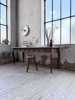 Console bureau en chêne 1960