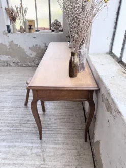 Console bureau en chêne 1960
