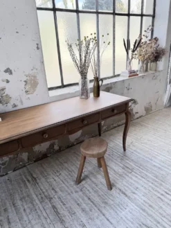 Console bureau en chêne 1960