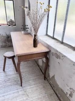 Console bureau en chêne 1960
