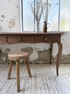 Console bureau en chêne 1960