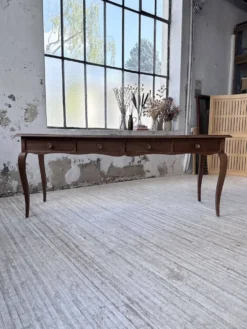 Console bureau en chêne 1960