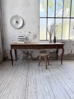 Console bureau en chêne 1960