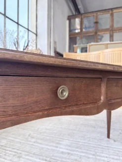 Console bureau en chêne 1960