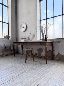 Console bureau en chêne 1960