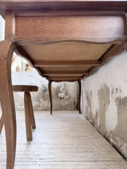 Console bureau en chêne 1960